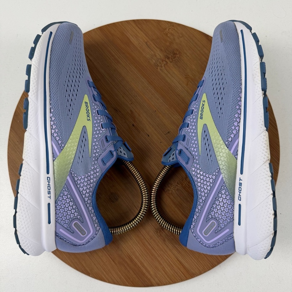 Brooks Ghost 14 Women's Purple Athletic Shoes - Picture 6 of 10